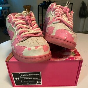 Pink and Cream OG Saga Skywalker Sneakers